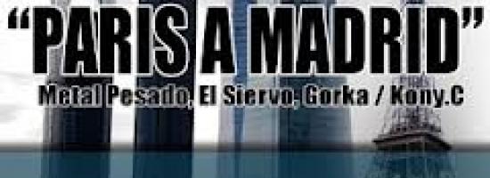 "PARÍS/MADRID" de GORKA2H con METAL PESADO, EL SIERVO y KONY C [single]