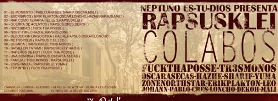 Trabajo de colabos de Rapsusklei